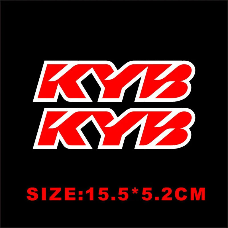Kyb, Wp, Showa Fork Stickers to suit any brand dirtbike forks