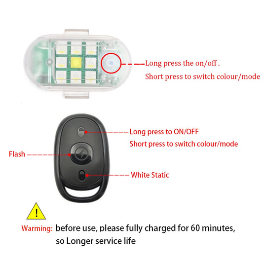 Wireless Rock Light Suited for any brand Dirtbike