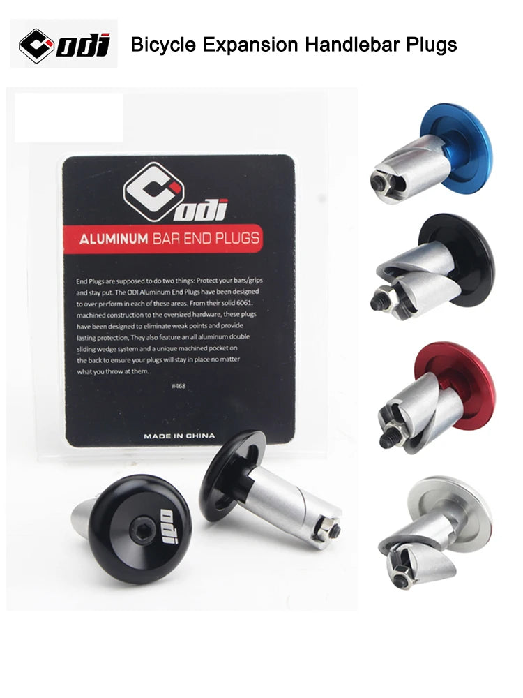 ODI Aluminum Bar End Caps (adjustable to fit any type/style of bar)